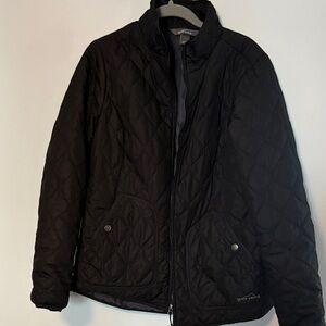 Eddie Bauer Women's Black Quilted Puffer Jacket